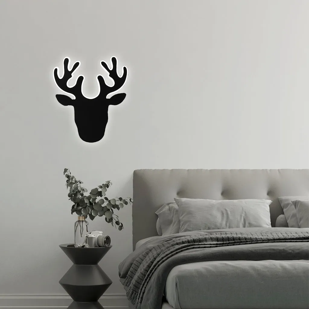 3D Deer Mural Wall Lamp & Wall Light