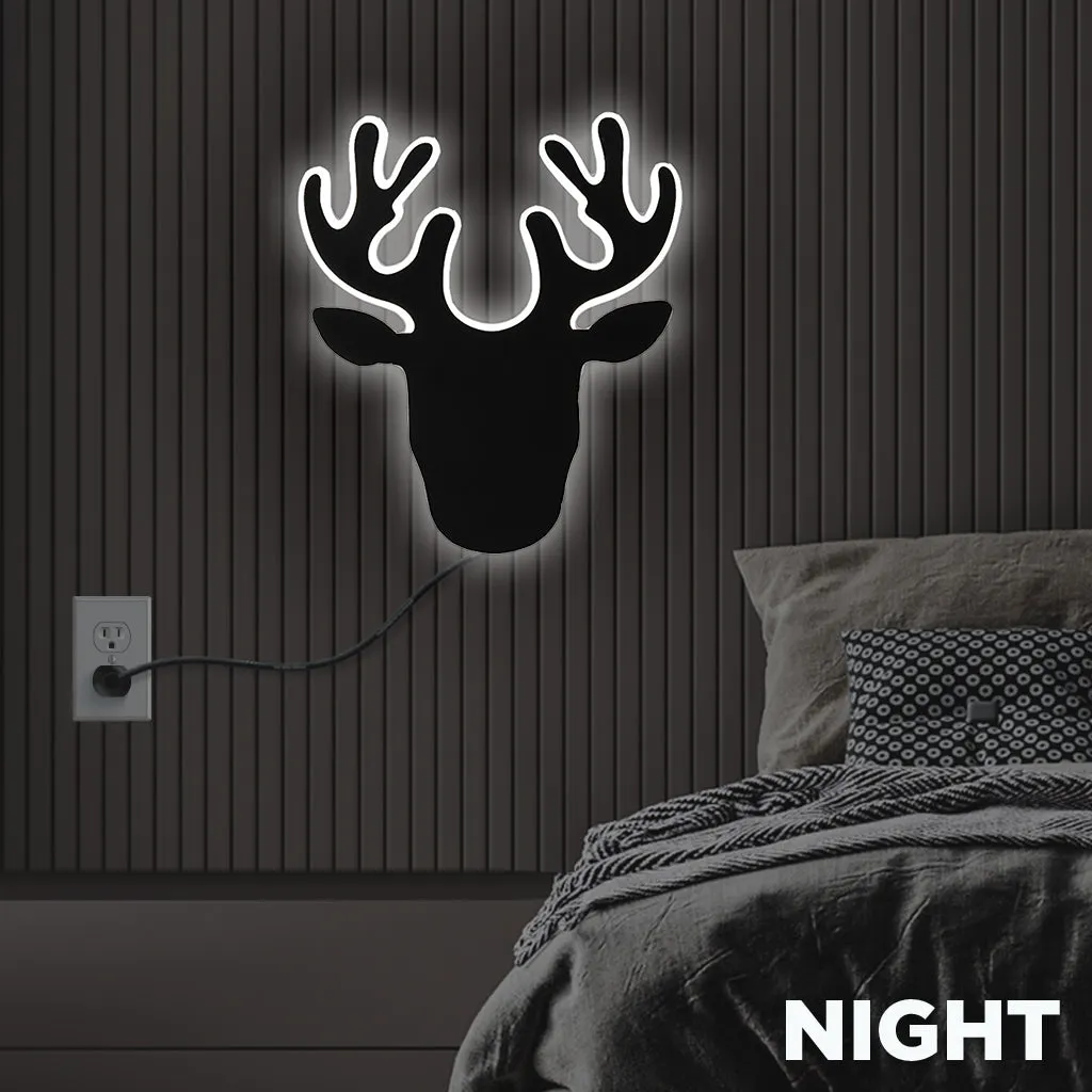 3D Deer Mural Wall Lamp & Wall Light