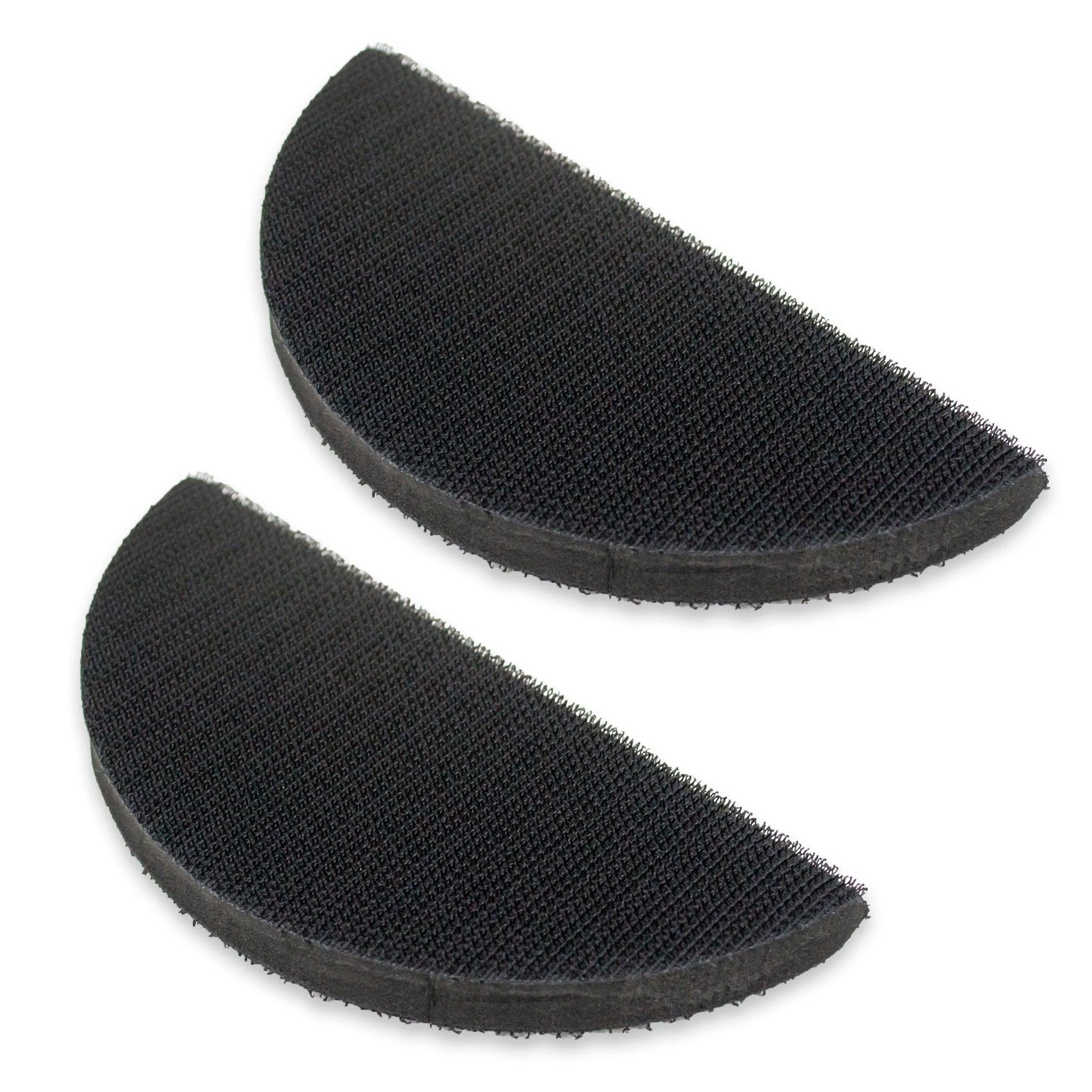 5" Half Moon Hand Sanding Pad - Hook and Loop (2 Pack)