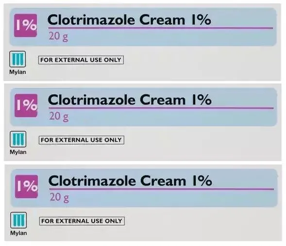 6 x Clotrimazole Cream 1% Fungal Skin Treatment 20g