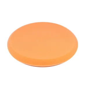 9" Orange Foam Buffing Pad Hook and Loop - Medium Cut