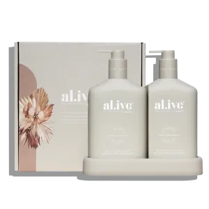 al.ive Body  Sea Cotton & Coconut Wash & Lotion Duo