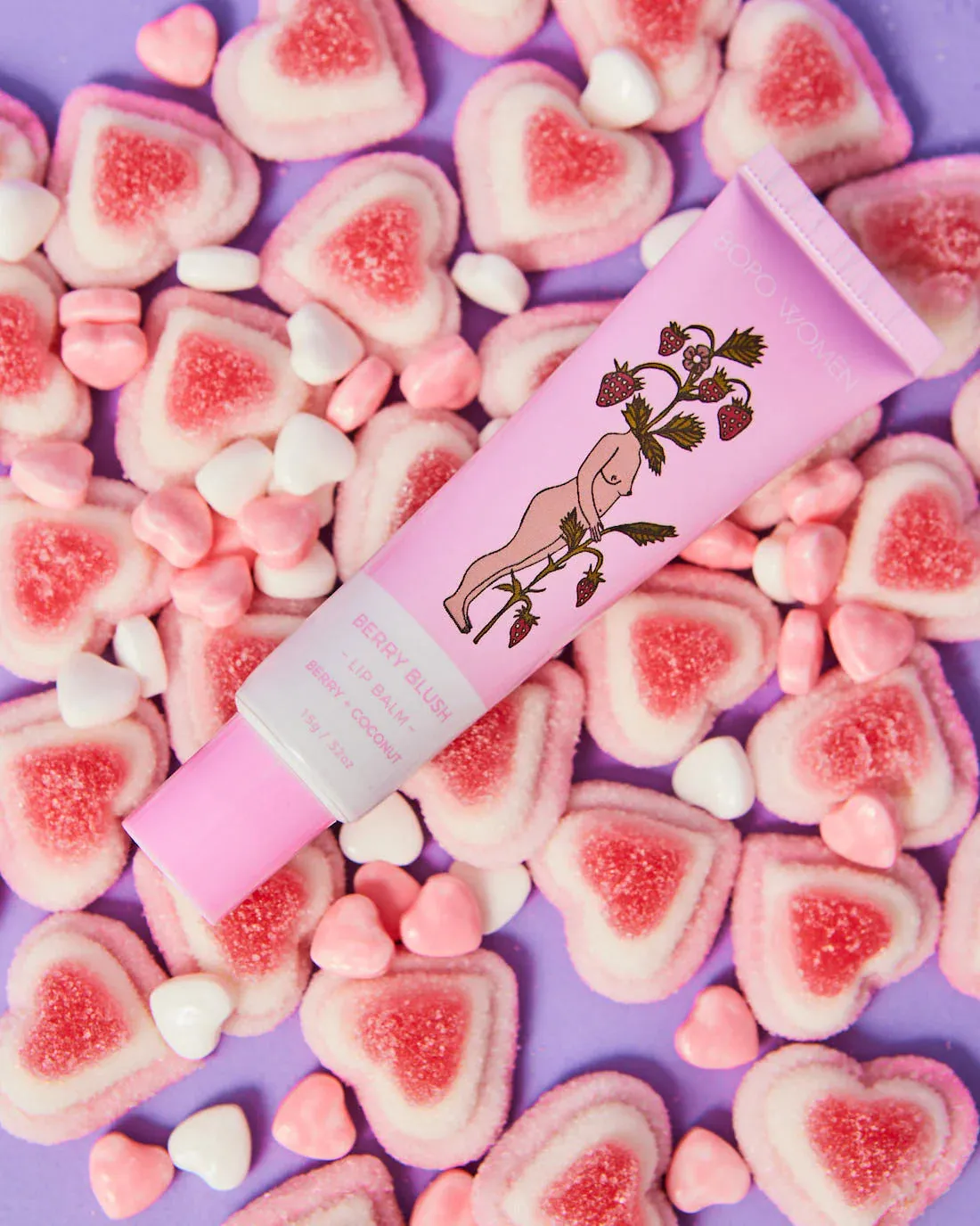 BOPO Berry Blush Lip Balm