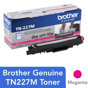 Brother TN227M High-Yield Toner Cartridge - Magenta