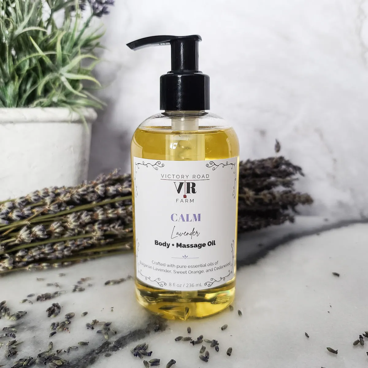 CALM Lavender Body   Massage Oil