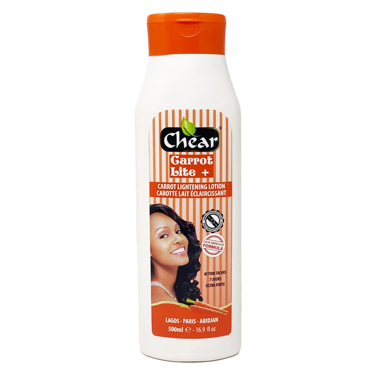 Chear Carrot Lite   Carrot Lightening Body Lotion 500ml NEW FORMULA