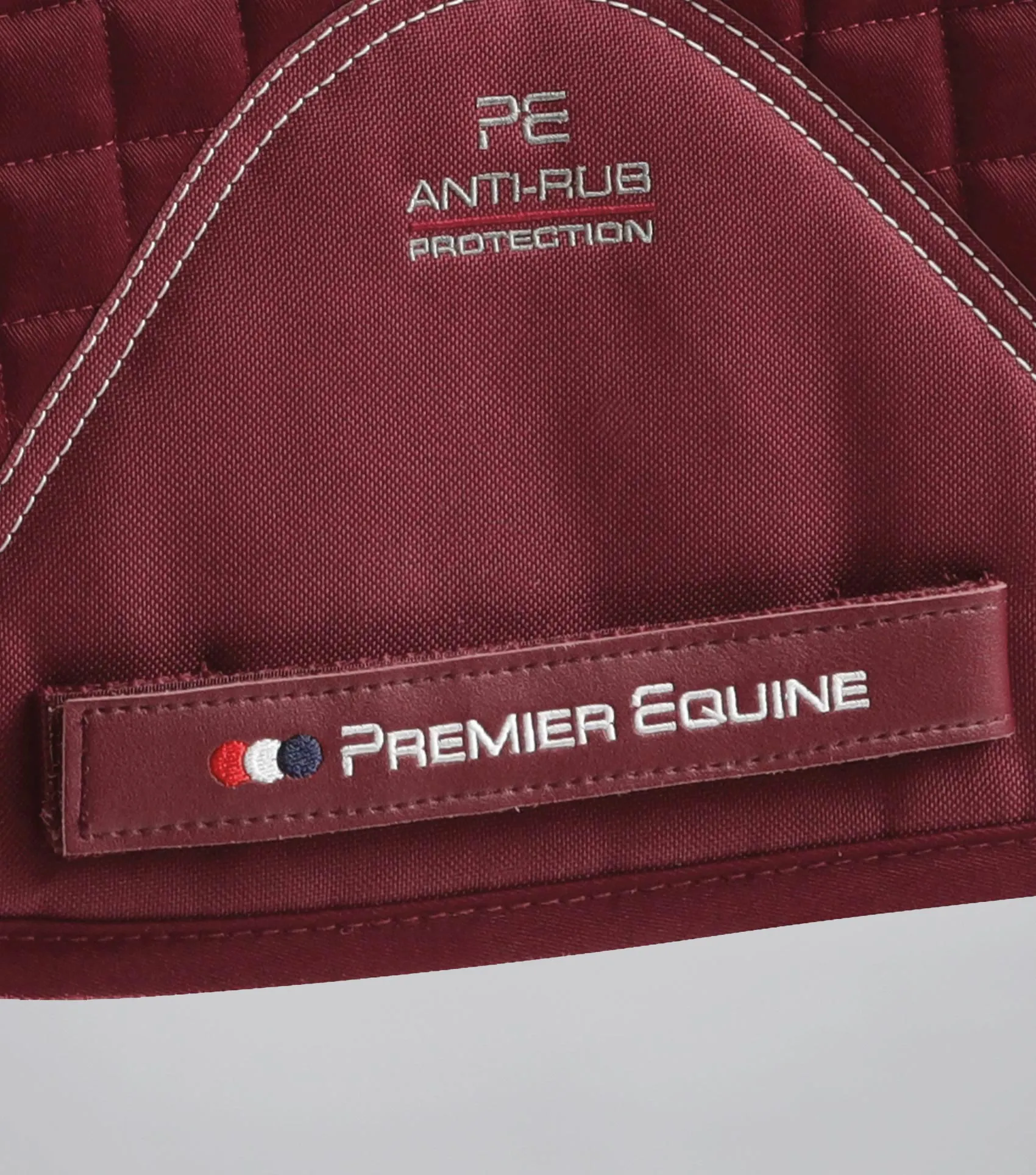 Close Contact Cotton Dressage Saddle Pad Burgundy