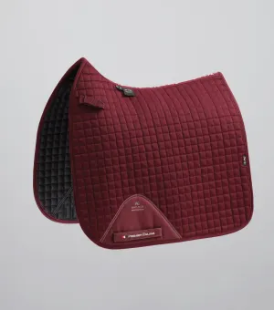 Close Contact Cotton Dressage Saddle Pad Burgundy