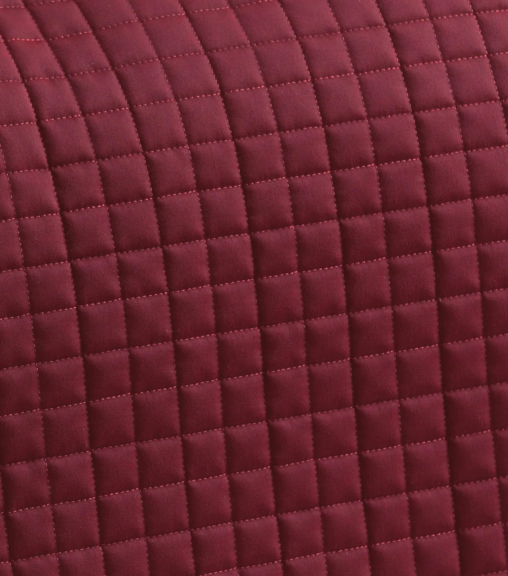 Close Contact Cotton Dressage Saddle Pad Burgundy