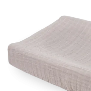 Cotton Muslin Changing Pad Cover - Porpoise