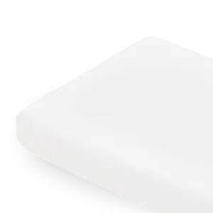 Cotton Muslin Changing Pad Cover - White