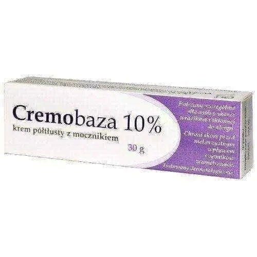 Cremobaza 10% vanishing cream with urea 30g