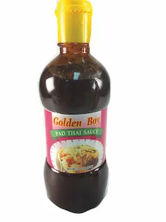 Golden boy Pad thai sauce in plastic bottle