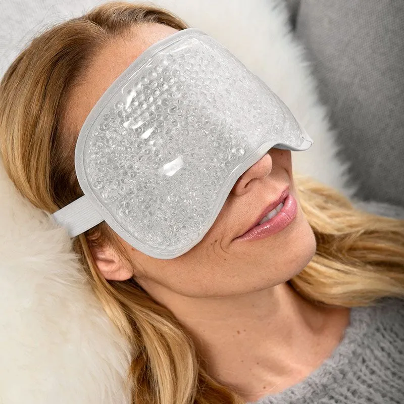 Grey Therapeutic Gel Beads Eye Mask