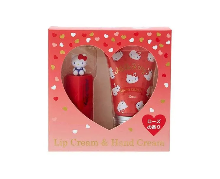 Hello Kitty Lip Balm & Hand Cream Set (Heart)