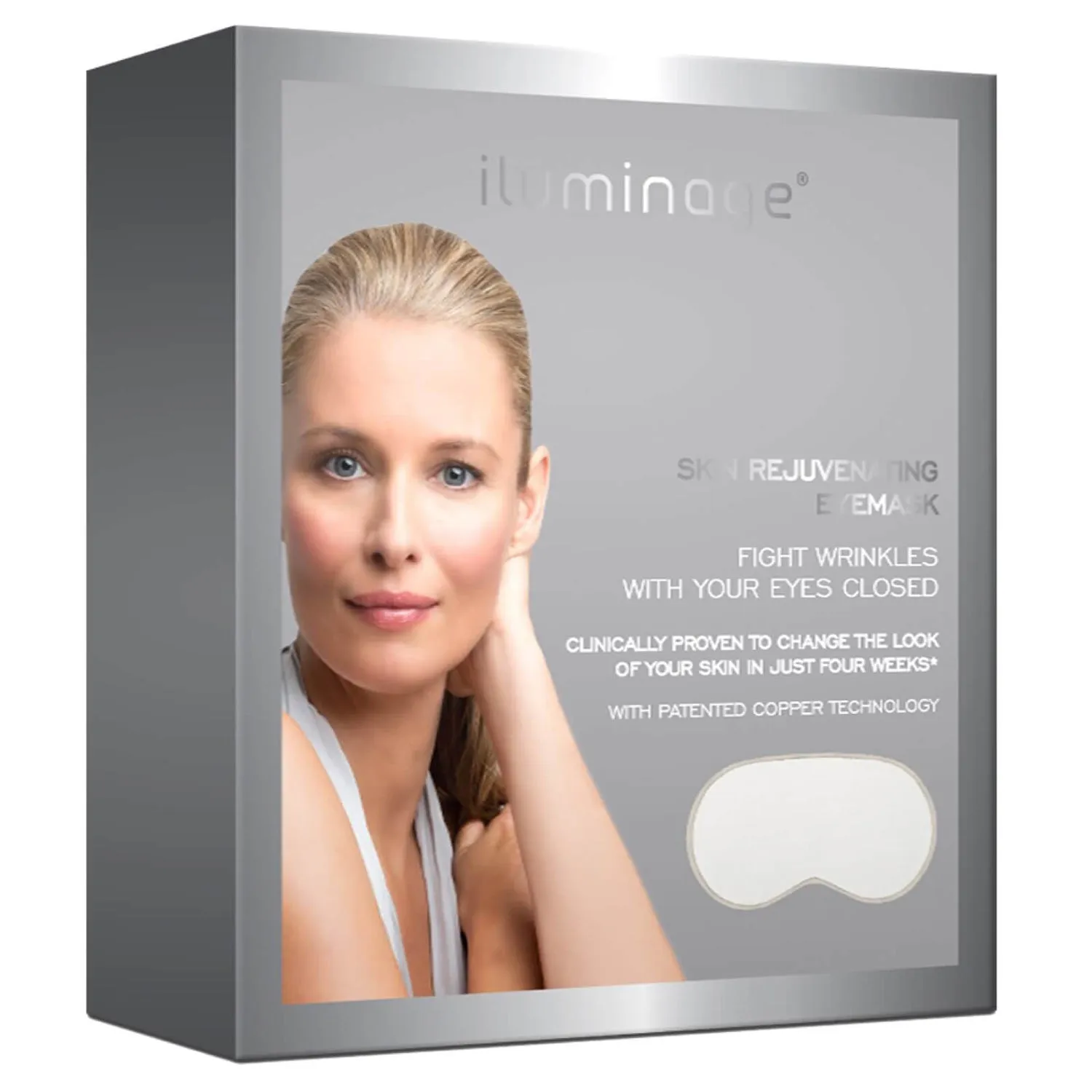 iluminage Skin Rejuvenating Eye Mask with Anti-Aging Copper Technology