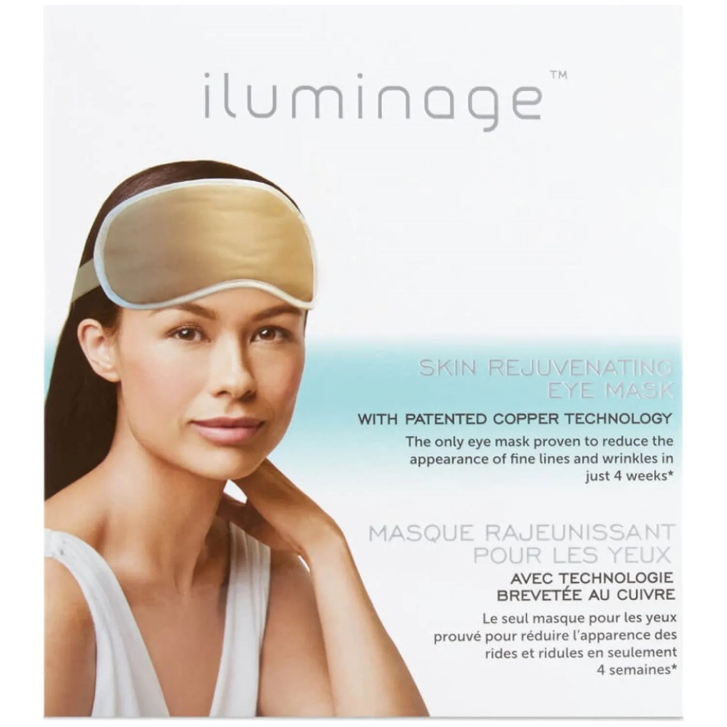 iluminage Skin Rejuvenating Eye Mask with Anti-Aging Copper Technology