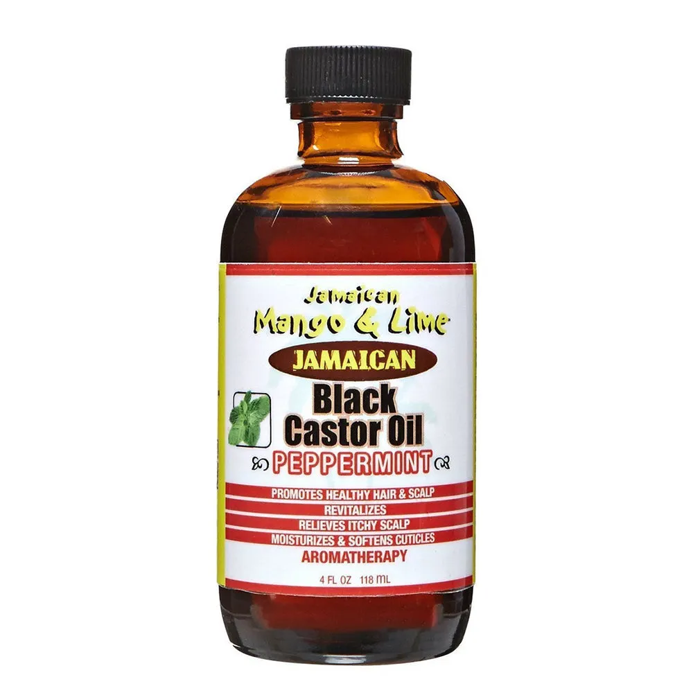 Jamaican Mango & Lime Jamaican Black Castor Oil Peppermint 4 oz