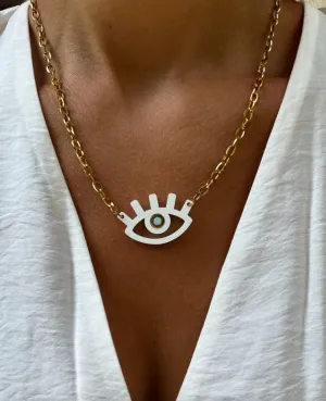 Large Evil Eye Necklace