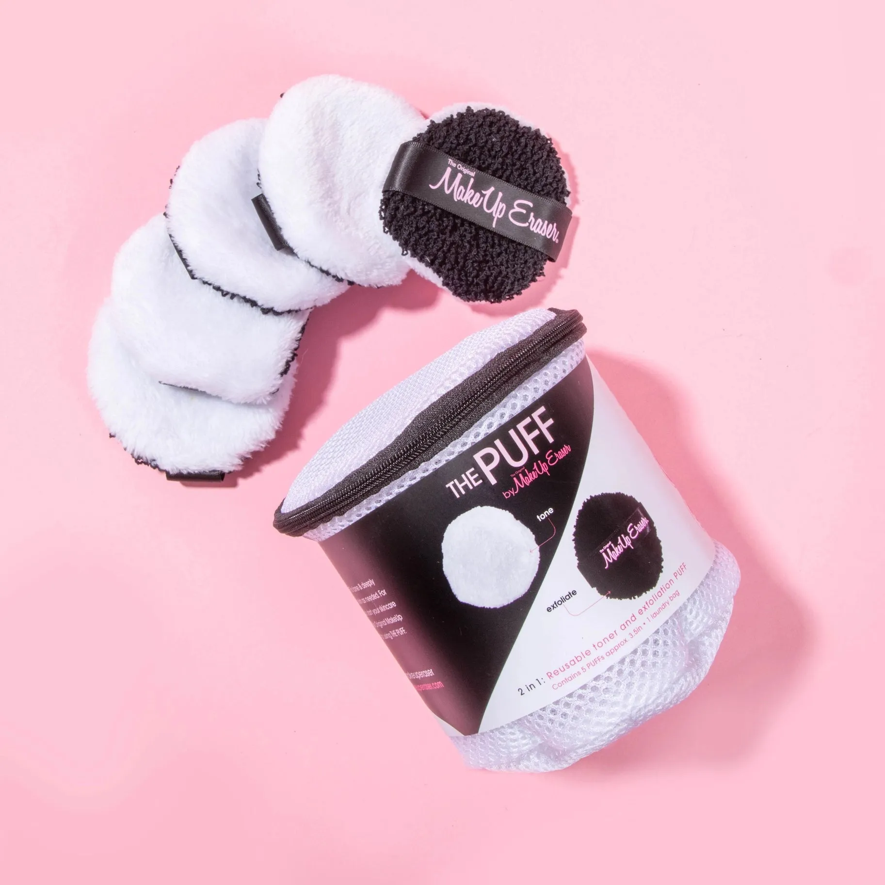 MakeUp Eraser THE PUFF (5 pack): tone & deeply exfoliate