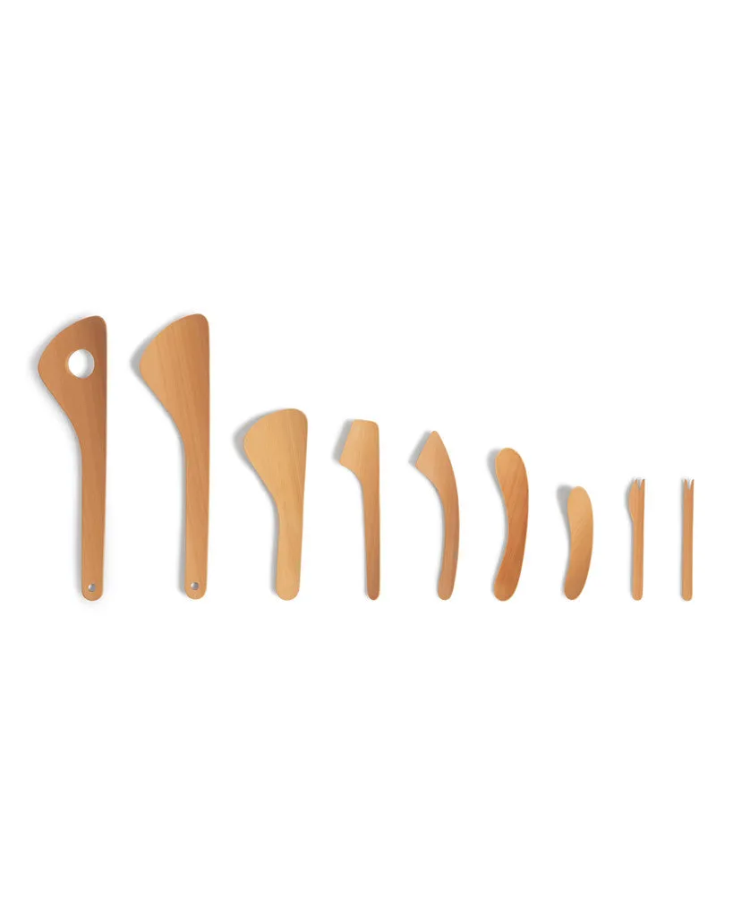 Minotake Bamboo Square Spatula - Natural