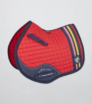 My Pony Jack Cotton GP/Jump Glitter Saddle Pad Red