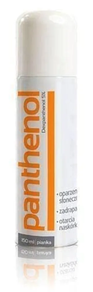 Panthenol 5% foam, burn cream