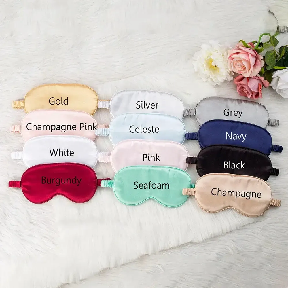 Personalized Satin Sleeping Eye Mask