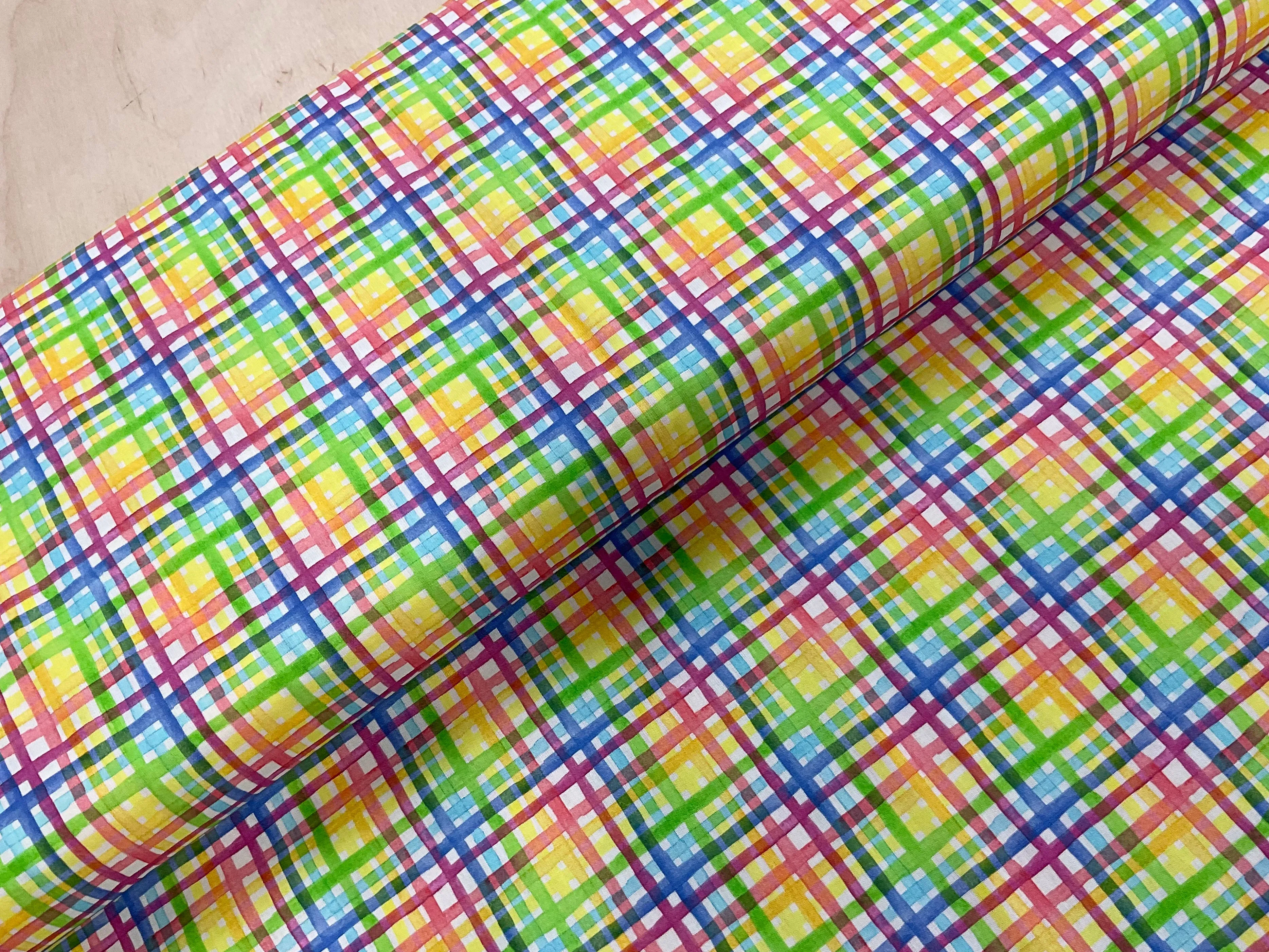 Rainbow Check Little Johnny Cotton