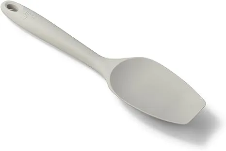 Silicone Non-Stick Flat Ended, Flexible Spatula Spoon (26cm)