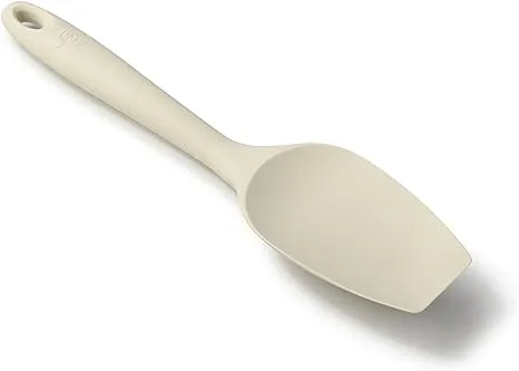 Silicone Non-Stick Flat Ended, Flexible Spatula Spoon (26cm)