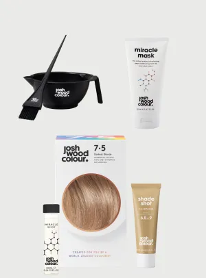 Starter Kit - 7.5 Perm kit, Miracle Shot, Champagne Shade Shot x 1, Bowl & Brush, Miracle Mask