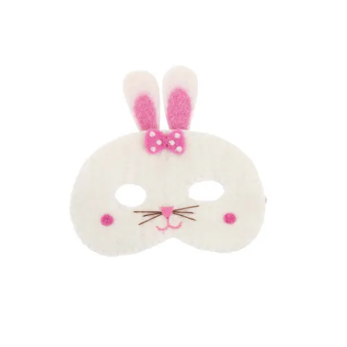 White bunny eye mask