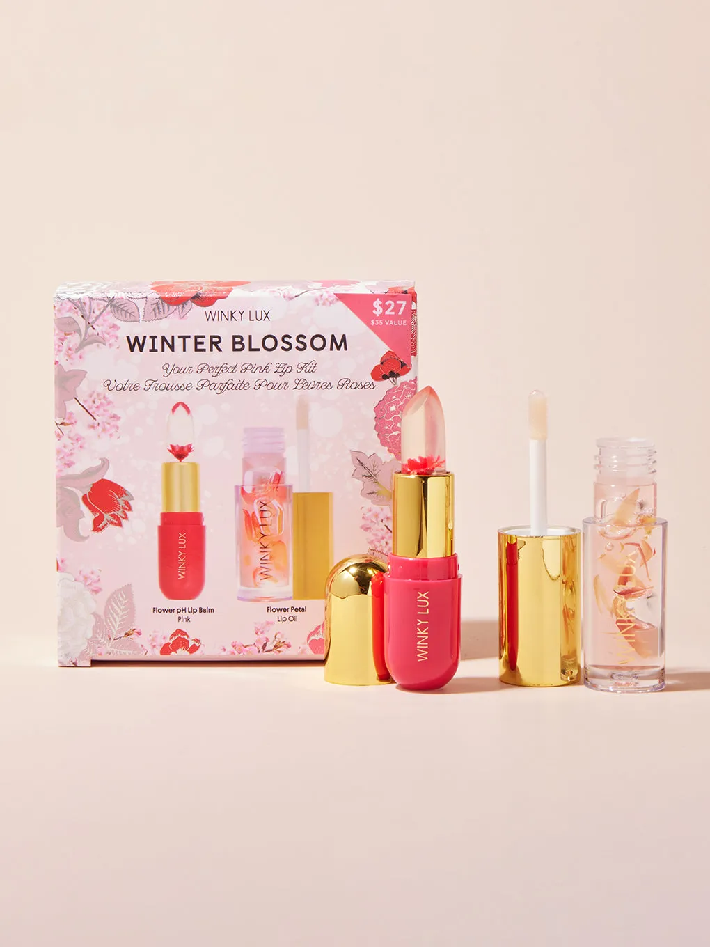 Winter Blossom Pink Lip Kit